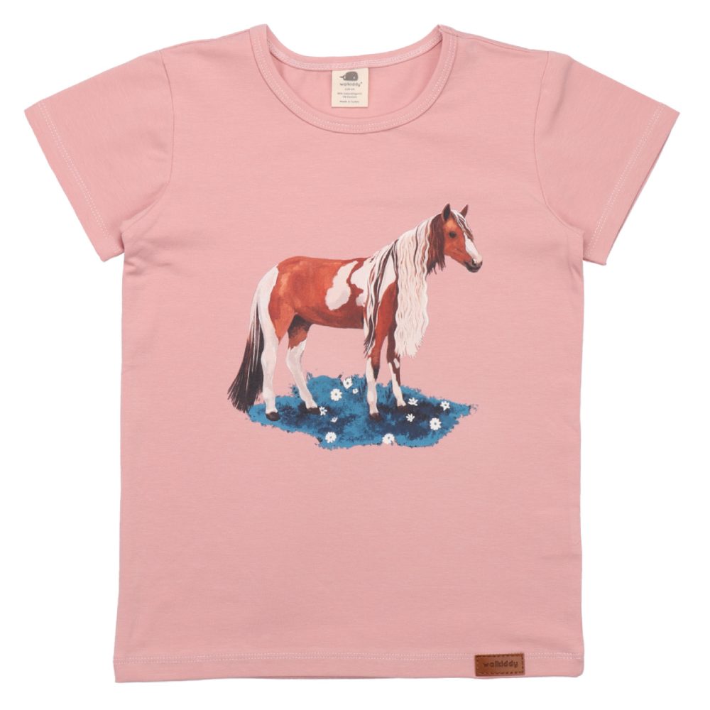 T-Shirt Druck Little & Big Horses