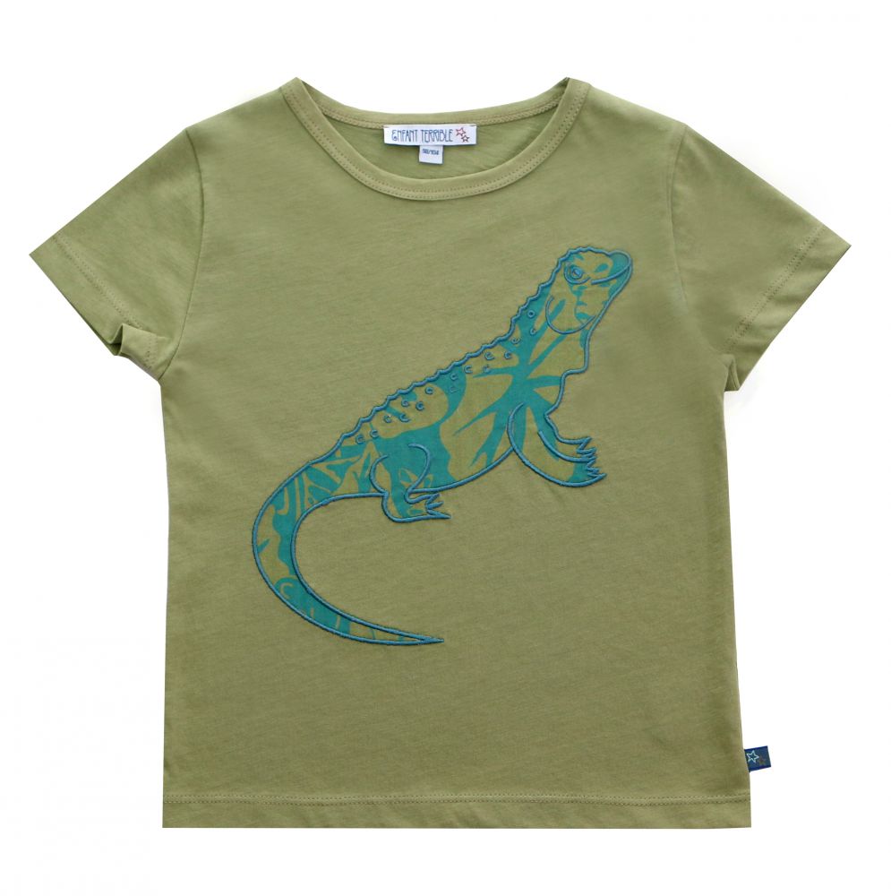 T-Shirt Leguan olive