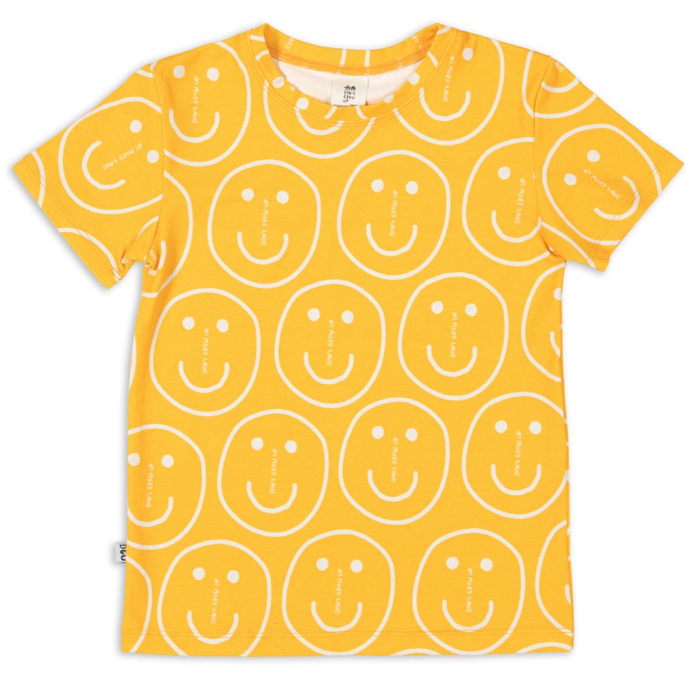 T-Shirt Smiley on Orange