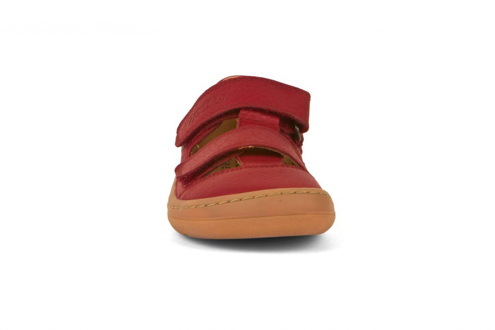 Barefoot Sandale Doppelklett red