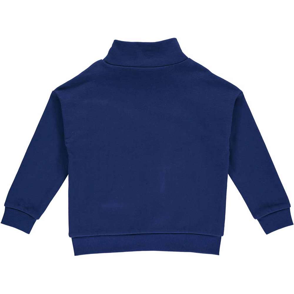 Sweatshirt m. Kängurutasche deep blue