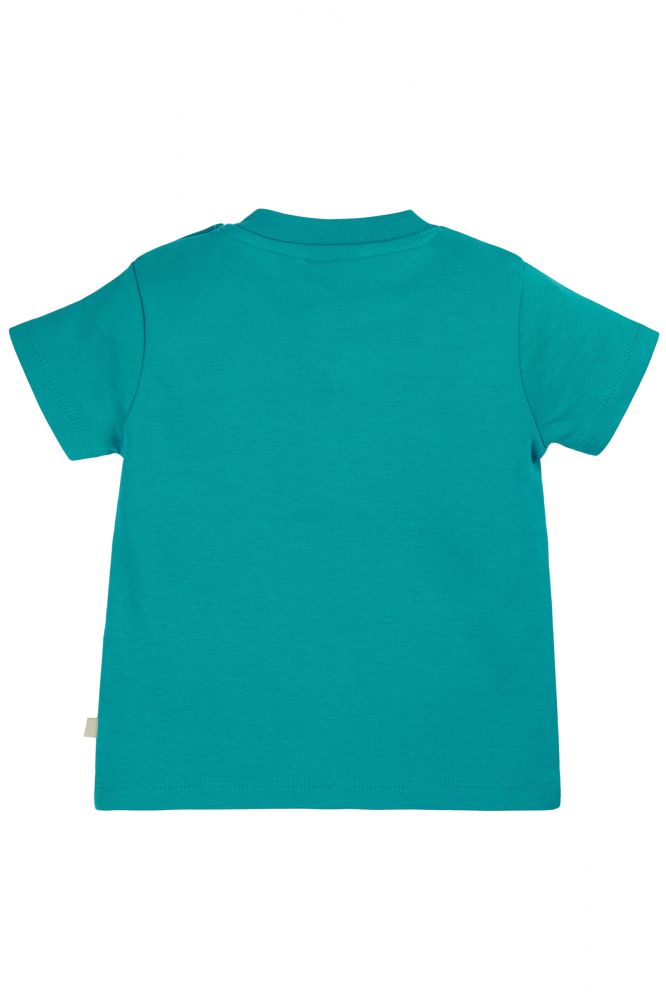 T-Shirt Igel Camper blau