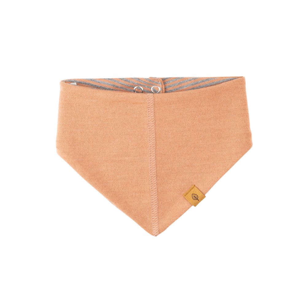 Baby Halstuch Wolle/Seide dusty apricot