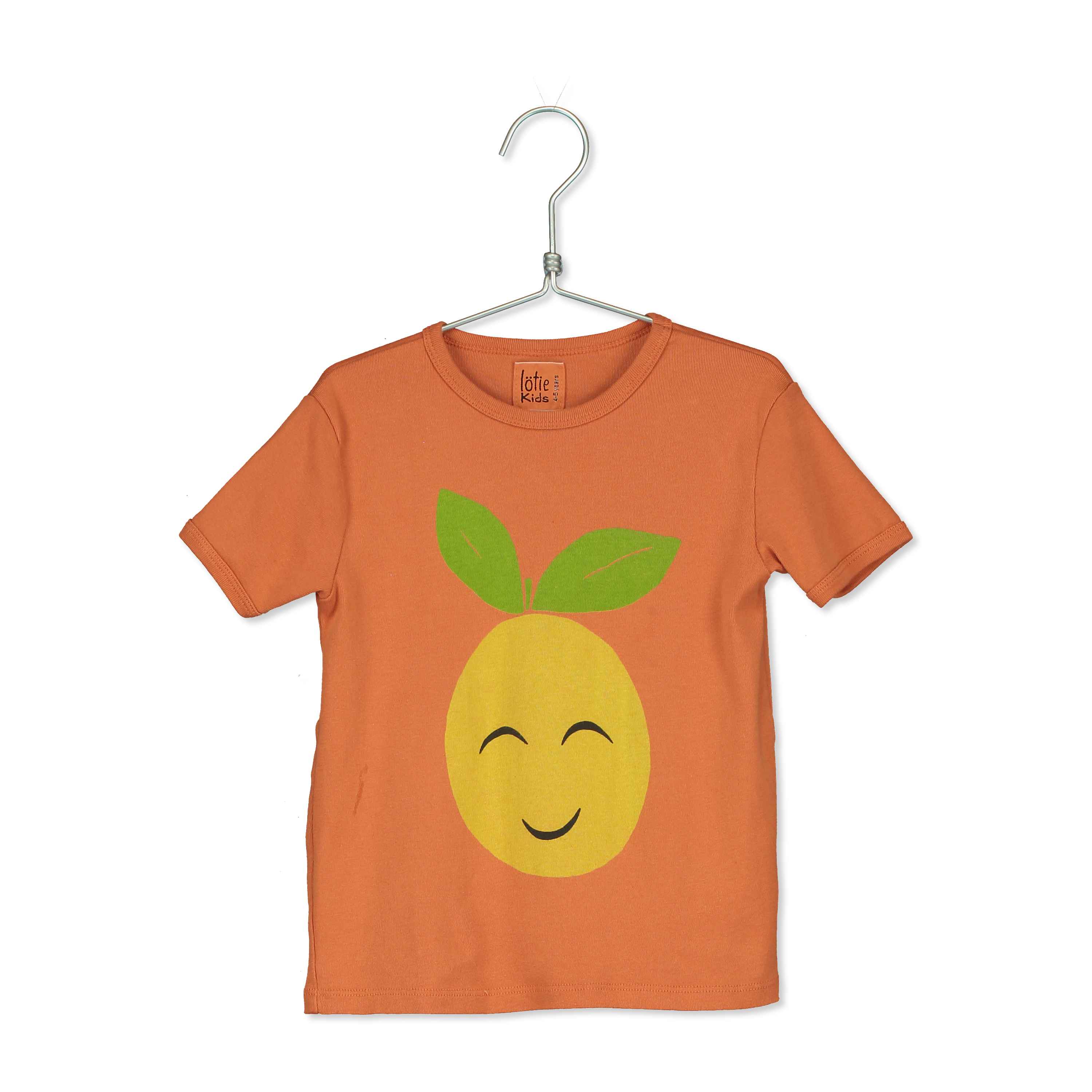 Retro Shirt orange Zitrone