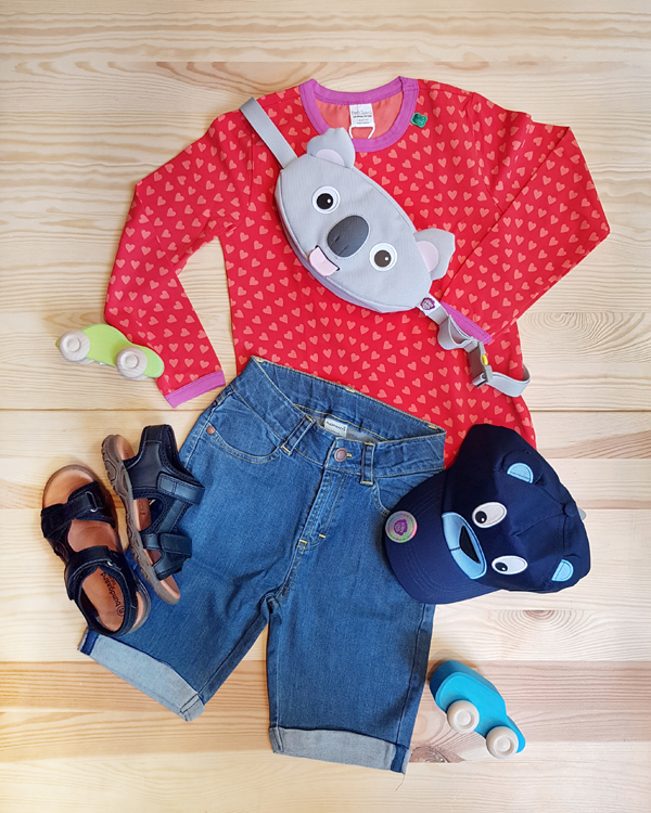 Kidsoutfit: #printssindfüralleda Herzen