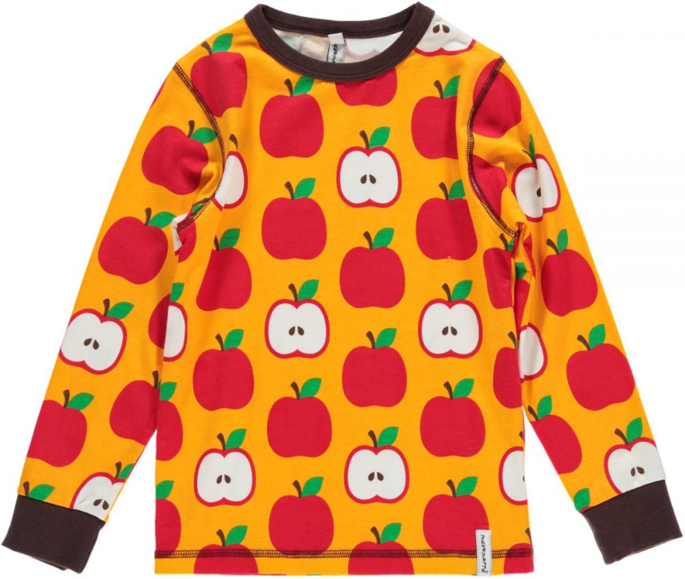 Shirt Langarm Äpfel