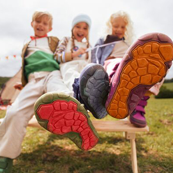 Barfuß Winterschuhe mit Profil