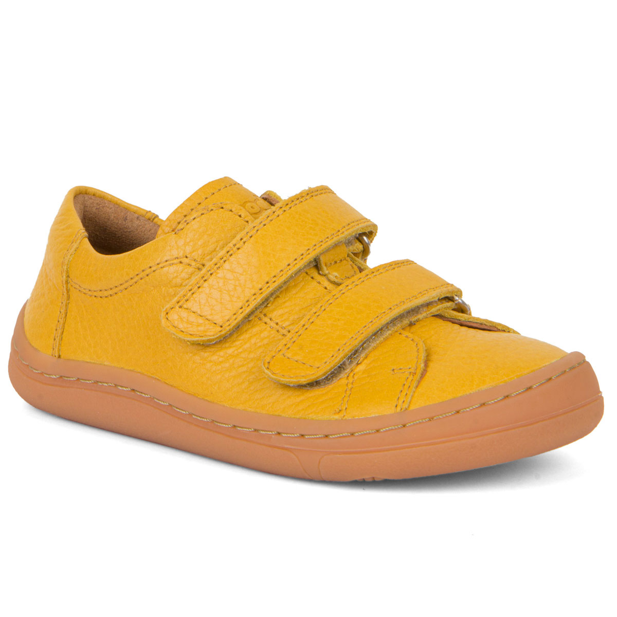 Barefoot Leder Sneaker Low-Cut yellow