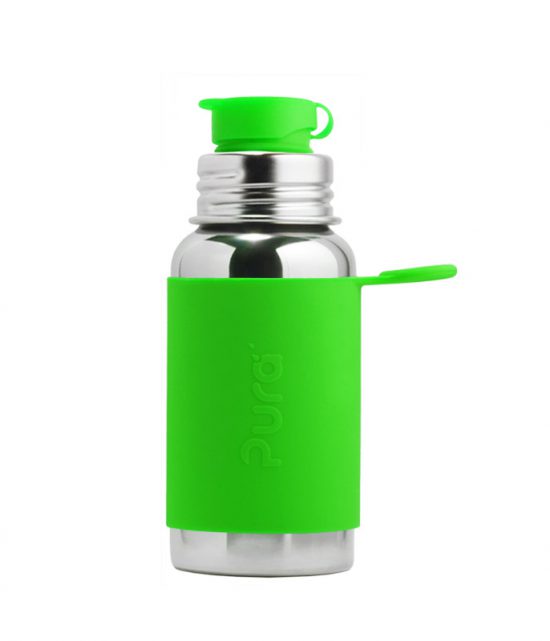 Pura Sportflasche 532ml mit Sleeve grün