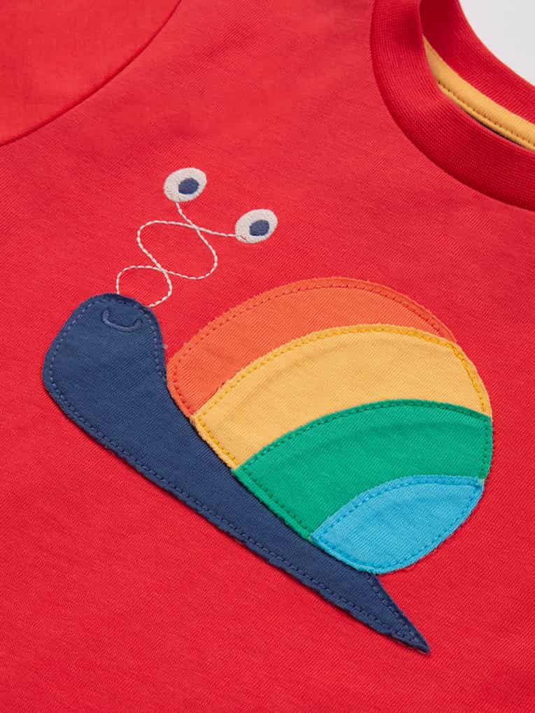 T-Shirt Rainbow Snail
