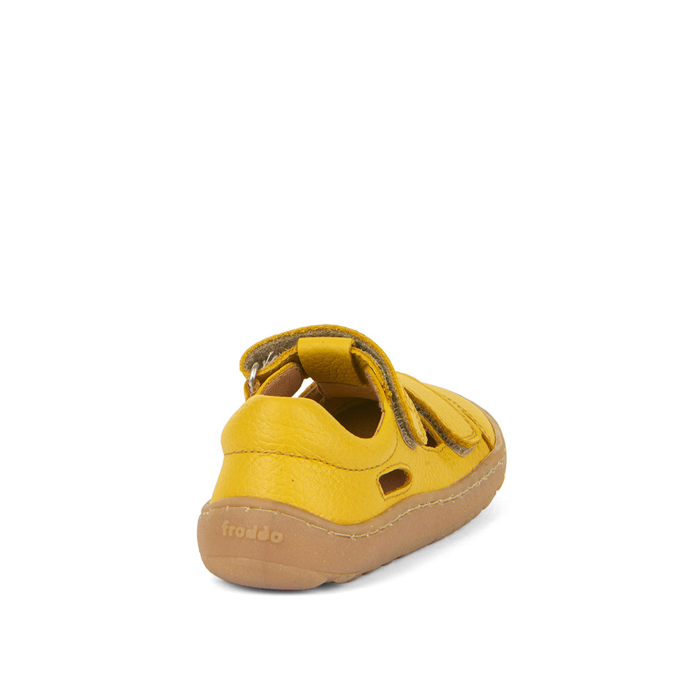 Barefoot Doppelklett Sandale yellow