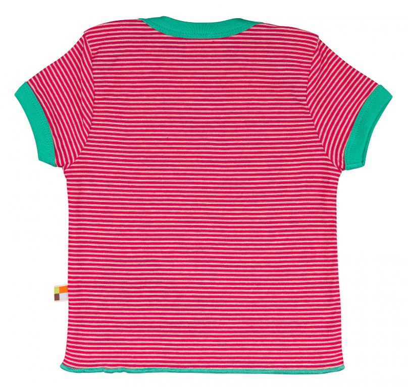 T-Shirt Ringel raspberry