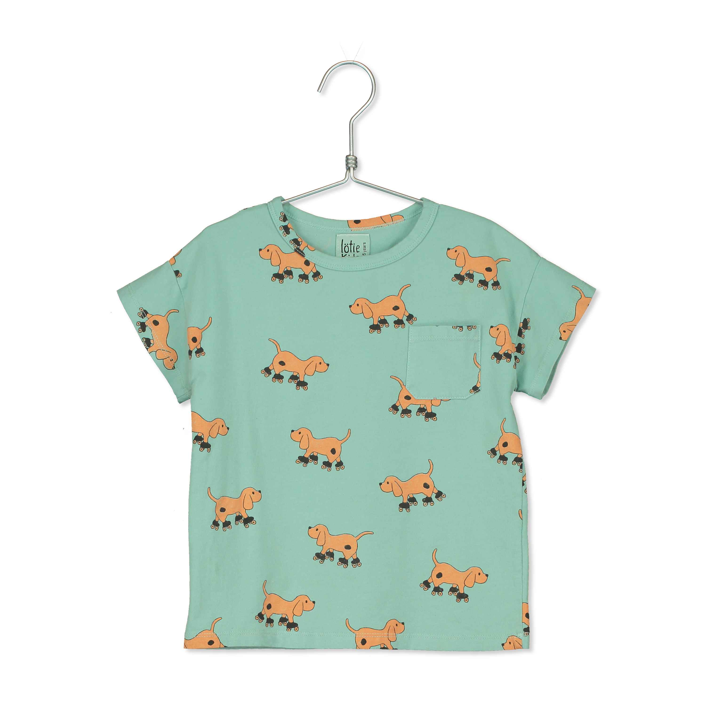 T-Shirt seagreen Hunde