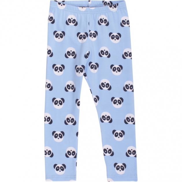 Leggings Panda blue