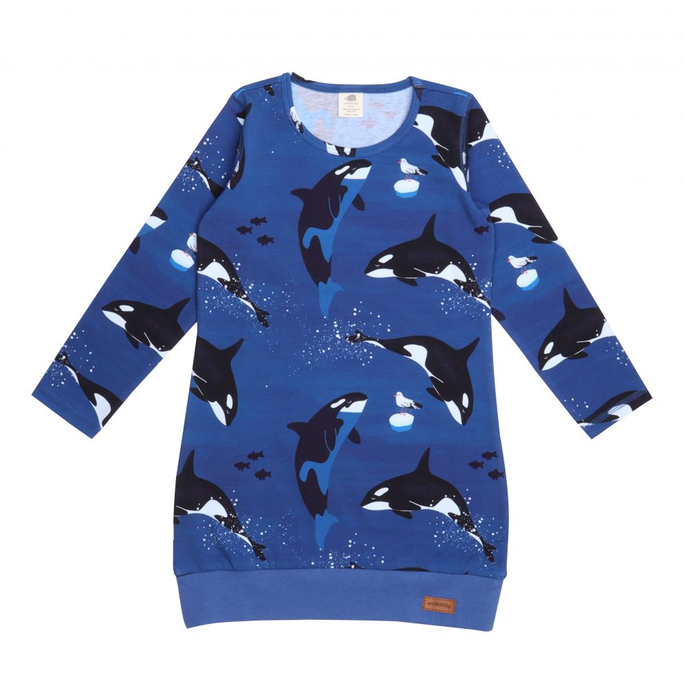 Kleid Orcas blau