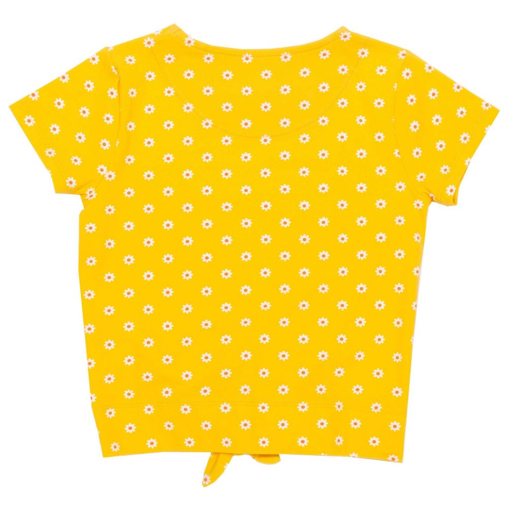 T-Shirt m. Knoten Gänseblümchen