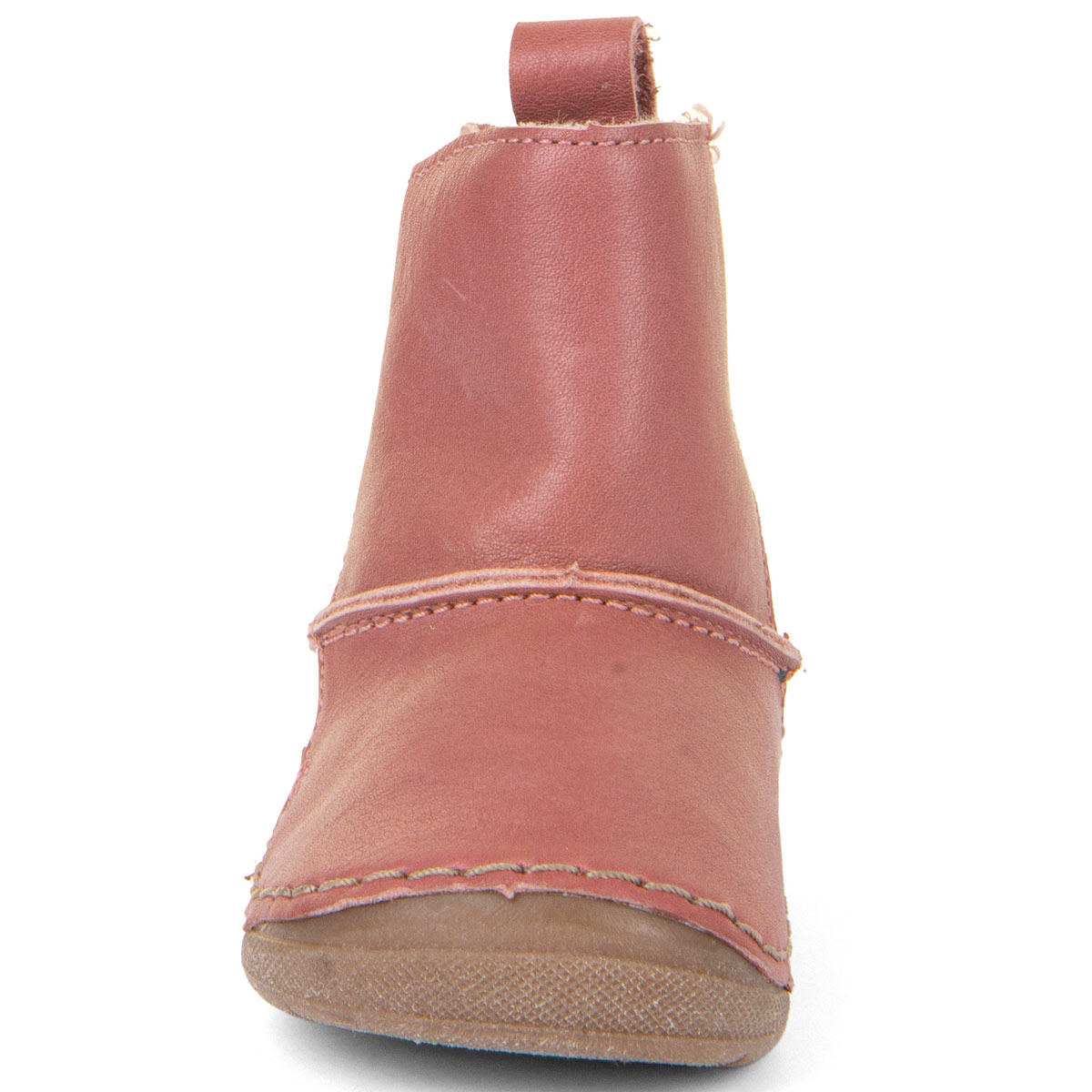 Paix-Winter Boots Lammfell dark pink