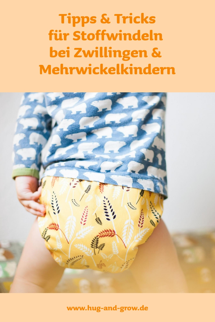 Tipps & Tricks für Stoffwindeln bei Zwillingen [und Mehrwickelkindern]