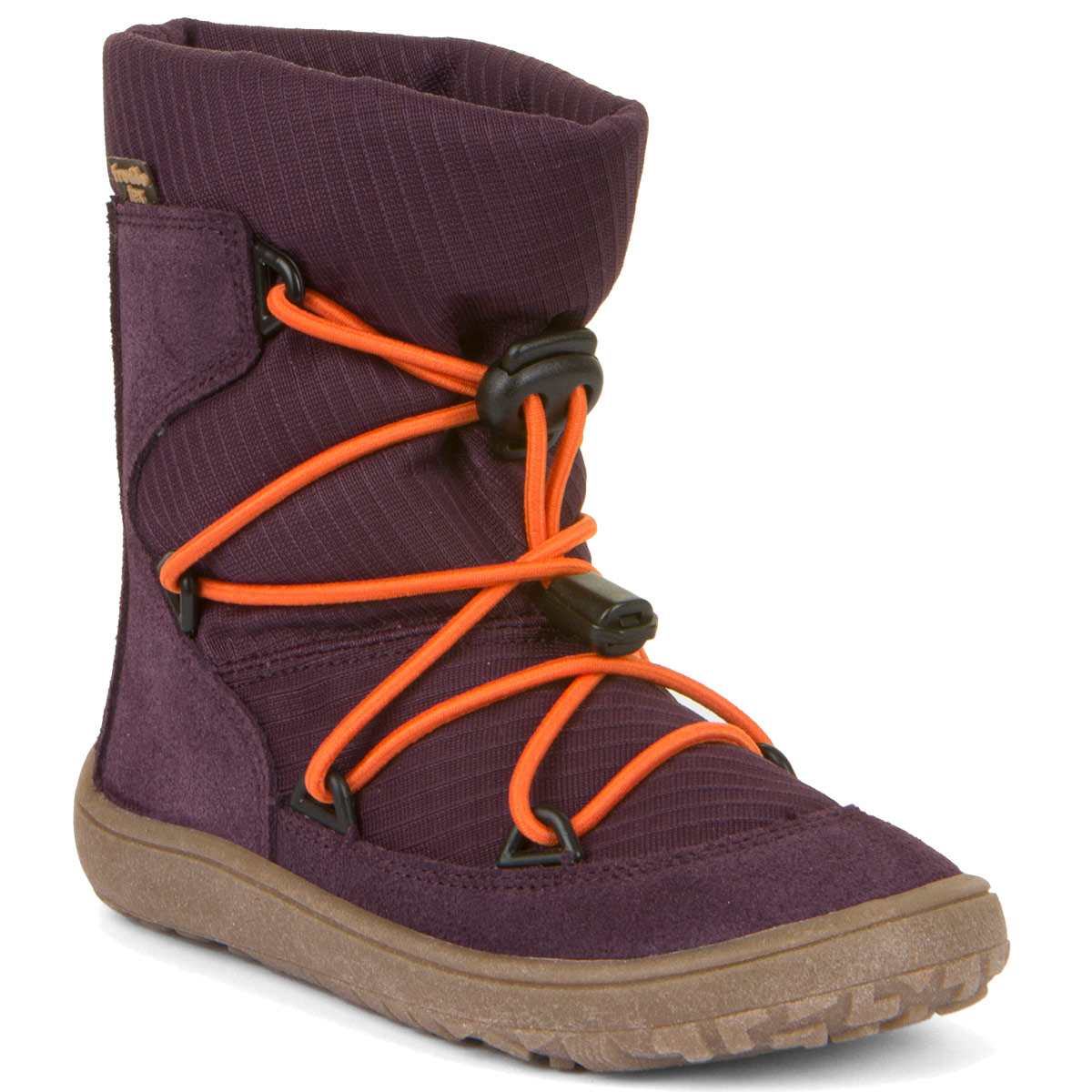 Barefoot Snowboot Tex Track Wool purple