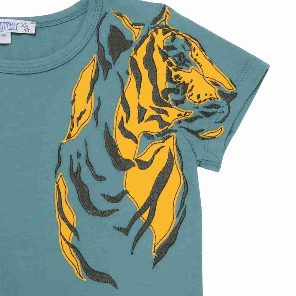T-Shirt Applikation großer Tiger