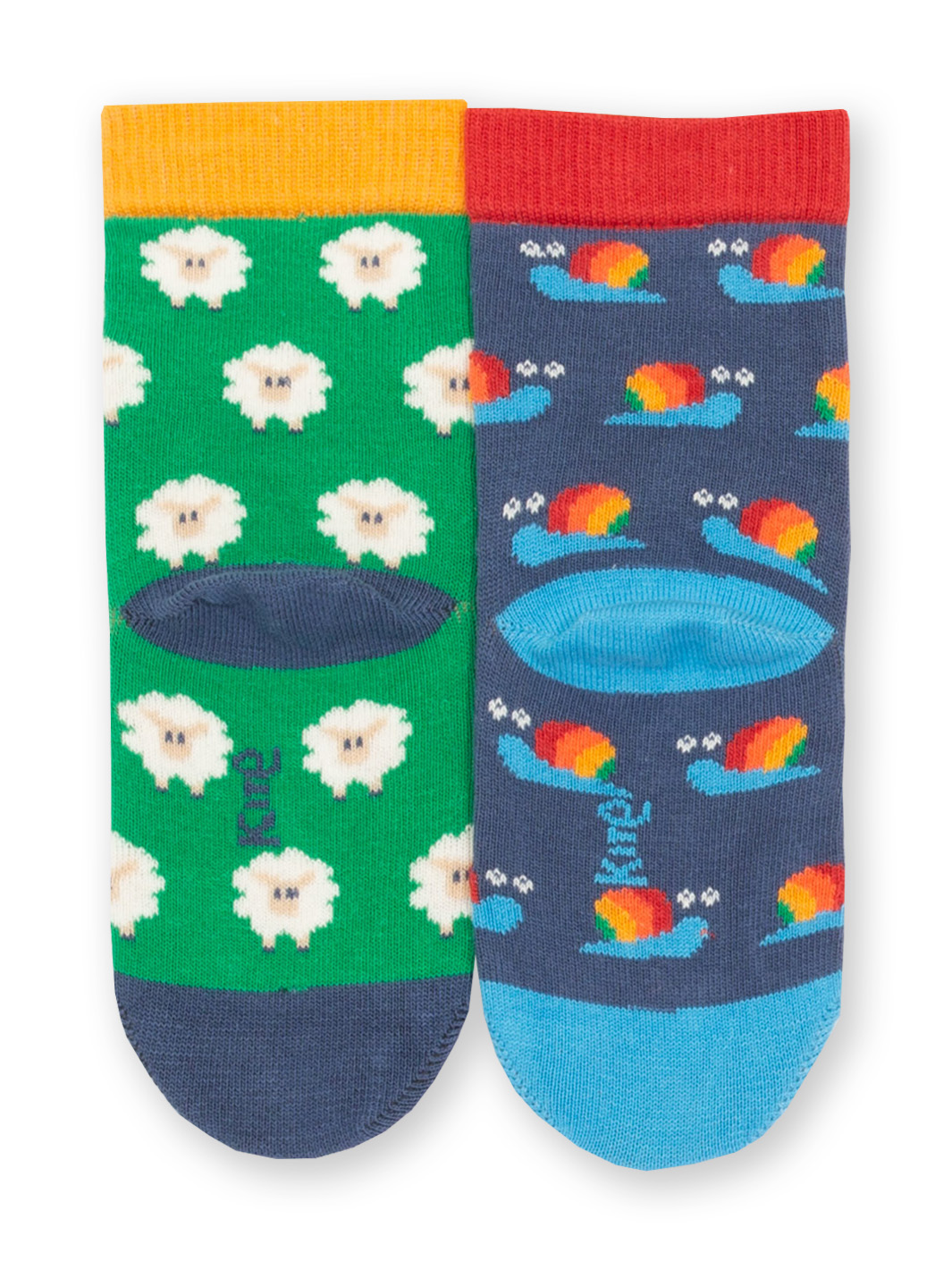 Socken 2er-Pack Rainbow Snail