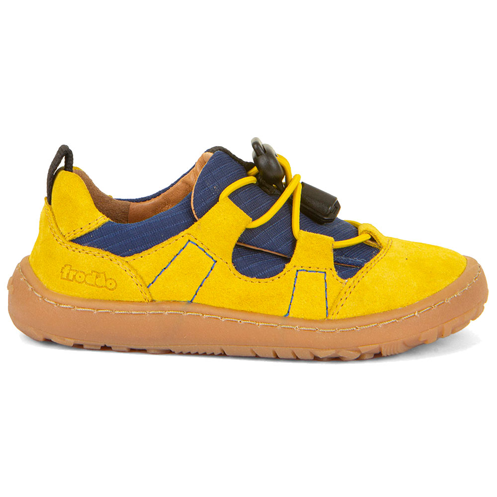 Barefoot Sneaker Track blue/yellow
