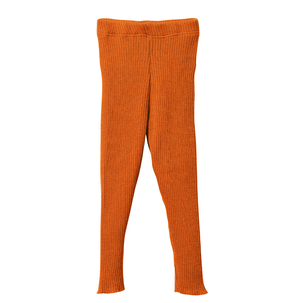 Strick-Leggings Orange