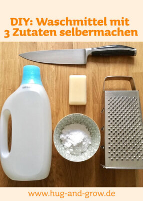 Waschmittel selber machen – ein DIY für Bio-Waschmittel mit nur 3 Zutaten - DIY für Bio-Waschmittel mit nur 3 Zutaten