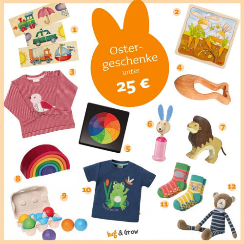 Nachhaltige Ostergeschenke unter 25 Euro für Kinder