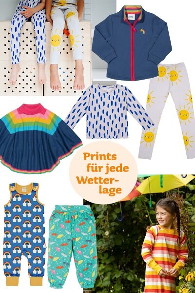 Lustige Farbenfrohe Frühlings Kleidung für Kids