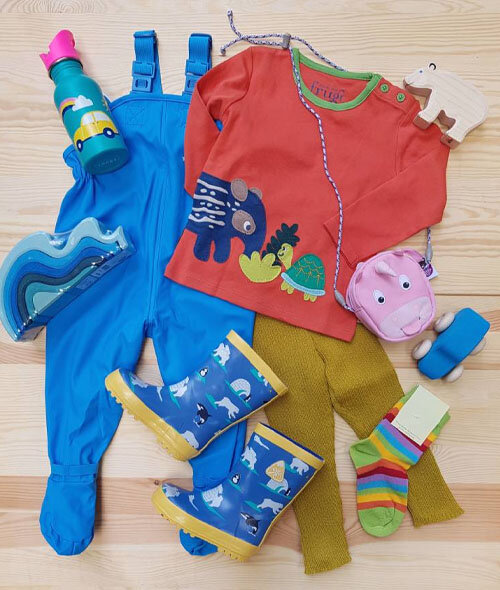 Nachhaltige Regenkleidung für Kinder