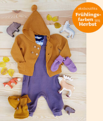 [ Fair Fashion Kids ] Unerwartete Herbstfarben in Gelb &amp;amp; Fliederlila - Herbstfarben: Flieder und Gelb