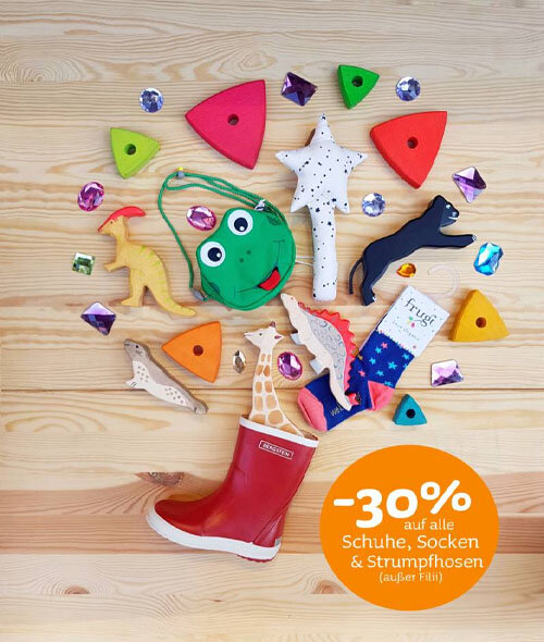 Nikolaus Sale Rabatt auf alle Kinderschuhe, Socken und Strumpfhosen für Kinder und Baby