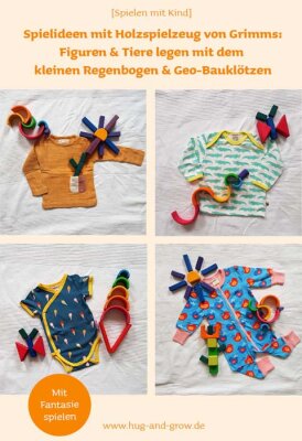 Spielideen mit Grimms Holzspielzeug &amp;amp; Figuren &amp;amp; Tiere legen - Montessori Spiel mit Grimms Holzspielzeug 🌈