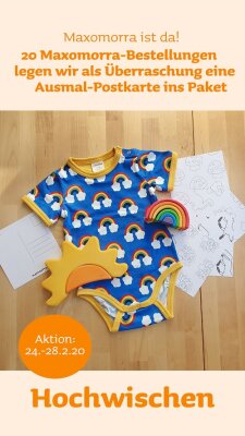 Überraschung für jede Maxomorra-Bestellung zum Launch der Spring A Kollektion 2021 - Maxomorra Kleid + Hose: Alles neu bei Hug + Grow