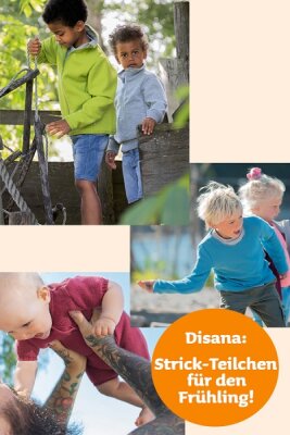 Neuheit: Disana hat eine Frühlingskollektion für 2021 gelauncht! - Disana Strick Hits! Disana Frühjahrs Kollektion bei Hug + Grow