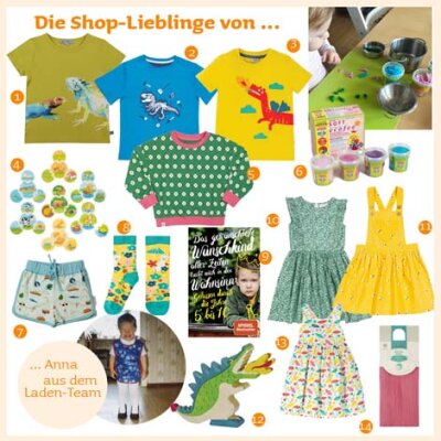Die Shop-Lieblinge von Anna aus dem Ladenteam - Annas Lieblinge von Hug &amp;amp; Grow