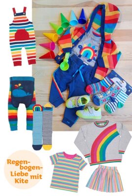 Regenbogen-Liebe mit der aktuellen Kollektion von Kite Kids - Mit Kite Kids zum Regenbogen | Hug &amp;amp; Grow