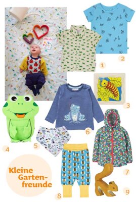 Fair Fashion Teile für Kids: Kleine Gartenfreunde - Neue Frühlingskollektion - Jetzt entdecken!