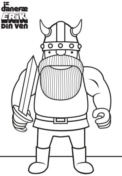Ausmalbilder Wikinger