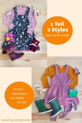 1 Teil 2 Styles: Wendekleid von Enfant Terrible für Feste &amp;amp; den Alltag kombiniert - Enfant Terrible Kleid: Style-Ideen mit Wendekleid