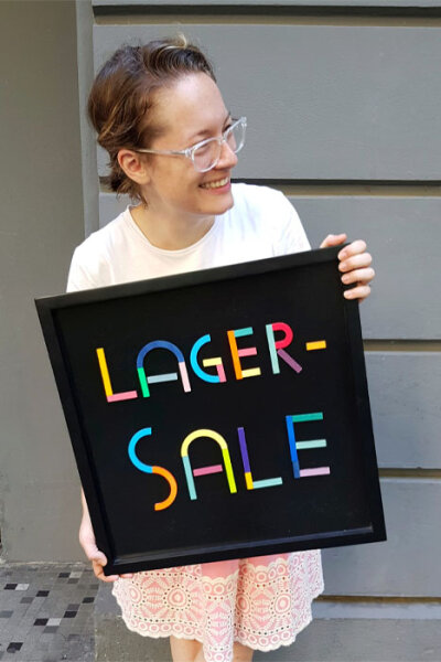 Lagersale im Onlineshop und Berliner Laden