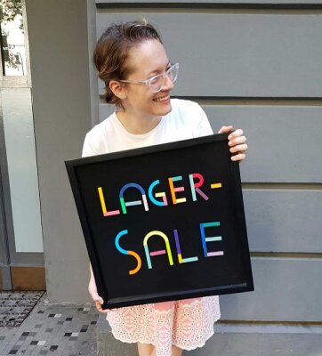 Lagersale im Onlineshop: 28.-30.8.20 - Wir machen Lager-Sale im Onlineshop!