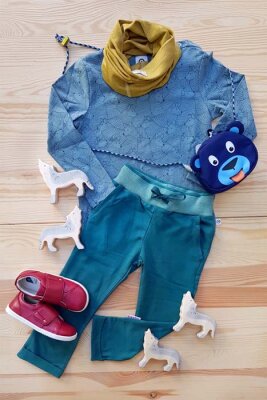 Kidsoutfit: Zum Jaulen schön [Fair Fashion Kids] - Aktuellen Kollektion von Müsli by Green Cotton.