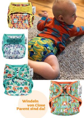 Tolle Pop-In Stoffwindeln von Close Parent sind da - Pop-In Stoffwindeln von Close Parent | Hug &amp;amp; Grow