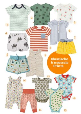 Klassische, neutrale Prints für Kinder &amp;amp; Babys [Fair Fashion Kids] - Fair Fashion für Babys und Kinder