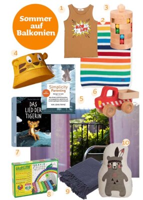 Urlaub Light: Sommer auf Balkonien mit Kind [fair &amp;amp; nachhaltig] - Balkon-Sommerideen mit Kindern
