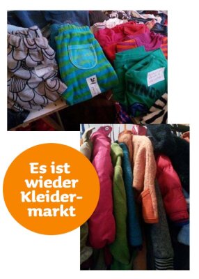 Es ist wieder Kleidermarkt 21.11.2015! - Kleidermarkt im November im Hug &amp;amp; Grow