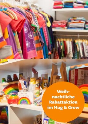 Weihnachtliche Rabattaktionen im Hug &amp;amp; Grow - Weihnachtsaktion im Hug &amp;amp; Grow