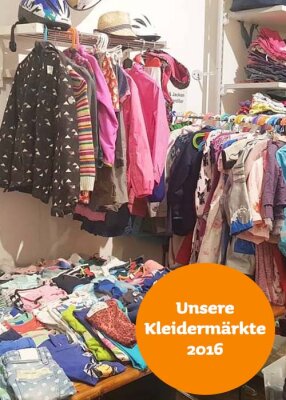 Unsere Kleidermärkte 2016! - Kleidermarkt bei Hug &amp;amp; Grow